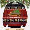 Bus Driver Christmas Tree Ugly Christmas Sweater, Funny Xmas Gifts