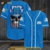 Bus Light Skull Usa Flag All Over Print Unisex 3D Baseball Jersey