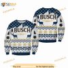 Busch Beer Christmas Ugly Christmas Sweater, Funny Xmas Gifts