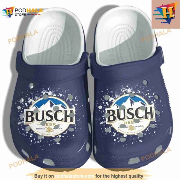 Busch Beer Funny Clogs Busch Beer Crocs Clog Shoes