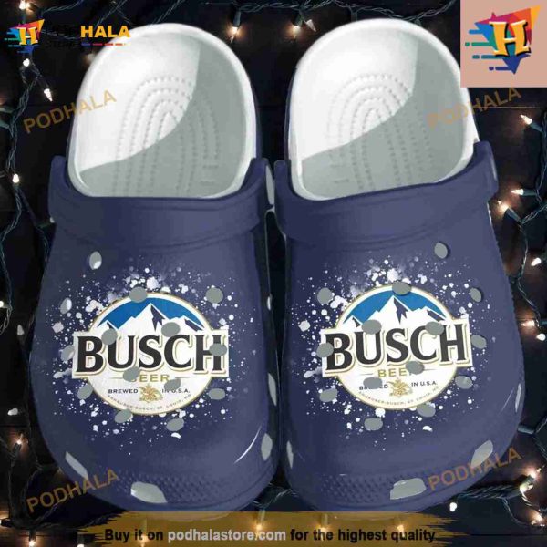 Busch Beer Funny Clogs Busch Beer Crocs Clog Shoes