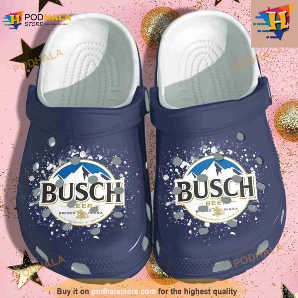 Busch Beer Funny Clogs Busch Beer Crocs Clog Shoes