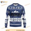 Busch Beer Ugly Xmas Christmas Sweater, Funny Xmas Gifts