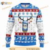 Busch Blue Beer Ugly Knitted Christmas Ugly Sweater, Funny Xmas Gifts