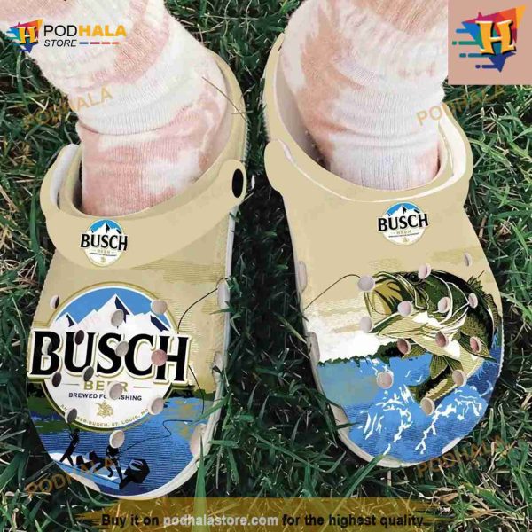 Busch Fish Classic Crocs Clog Shoes