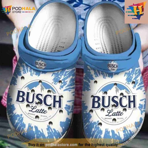 Busch Latte Clogs Funny Shoes Crocs Clog Shoes