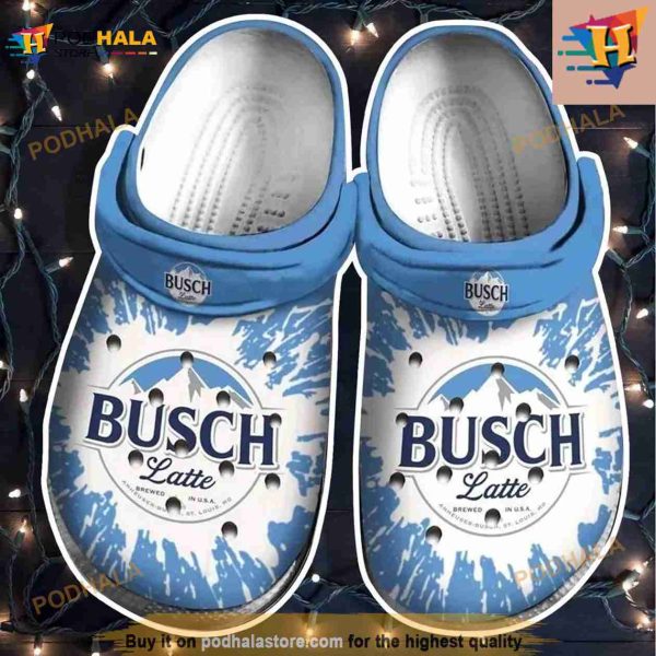 Busch Latte Clogs Funny Shoes Crocs Clog Shoes