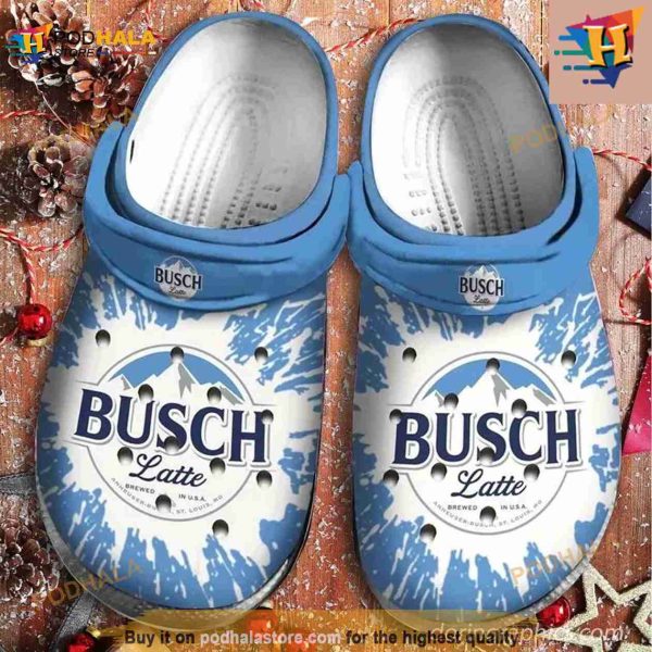 Busch Latte Clogs Funny Shoes Crocs Clog Shoes