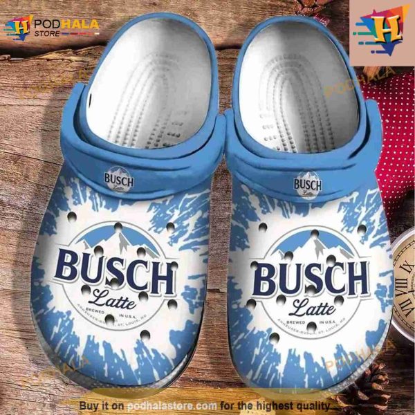 Busch Latte Clogs Funny Shoes Crocs Clog Shoes