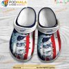 Busch Light Beer American Flag 3D Crocs, Funny Crocs