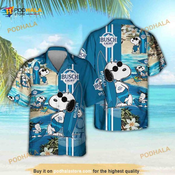 Busch Light Hawaiian Shirt, Sea Beach Island Summer Day Hawaii, Beer Loves Gift