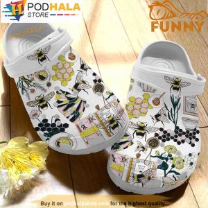 Busy Bee 3D Crocs, Funny Crocs