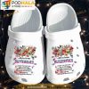 Butterflies Flowers Garden Floral 3D Crocs, Funny Crocs