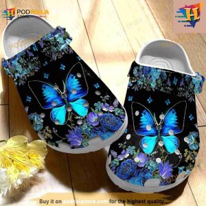 Butterfly Classic Crocs Clog Shoes