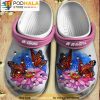 Butterfly Flowers Be Strong Be Beautiful Floral 3D Crocs, Funny Crocs