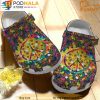 Butterfly Hippie 3D Crocs, Funny Crocs