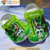 Butterfly Irish Girl Green 3D Crocs, Funny Crocs