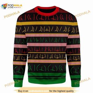 Butts Wall 3D Xmas Apparel Ugly Sweater, Funny Xmas Gifts