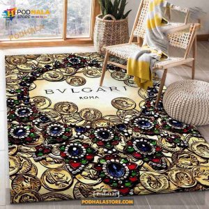 Bvlgari Rug Fashion Brand Rug Christmas Gift Us Decor