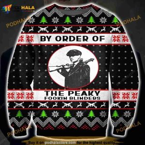 By Order Of The Peaky Blinders 3D Christmas Ugly Sweater