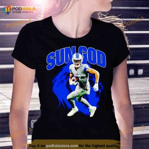 C J Gardner Johnson wearing Sun God shirt