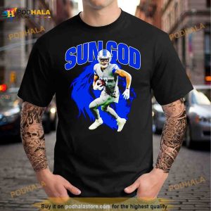 C J Gardner Johnson Wearing Sun God Shirt 3