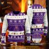 C. Royal Whisky Knitted Christmas Sweater, Xmas 3D Sweater