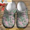 Cactus On Pink Background Floral 3D Crocs, Funny Crocs