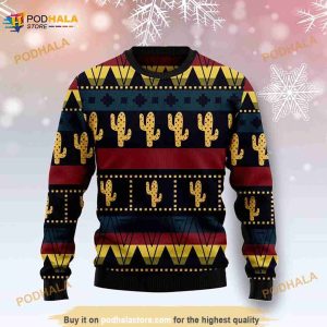 Cactus Ugly Christmas Sweater, Funny Xmas Gifts