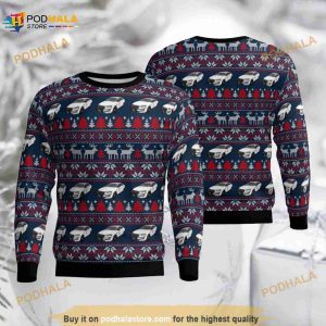 California Corrections And Rehabilitation Vehicle Ugly Christmas Sweater