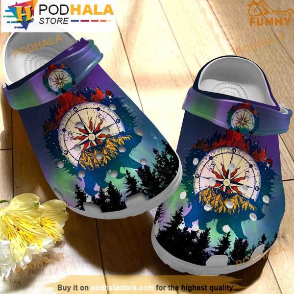 Camp 3D Crocs Wild Child Clog Shoes, Funny Crocs