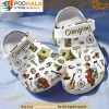 Camp Equipment White 3D Crocs Classic Clog Shoes, Funny Crocs