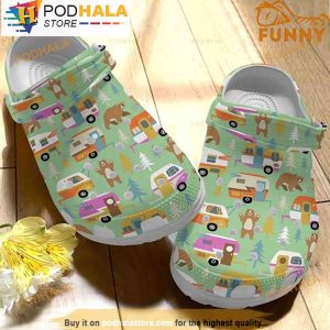Camper 3D Crocs, Camping Gift, Funny Crocs