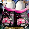 Camping Drunk With Flamingo 3D Crocs, Funny Crocs