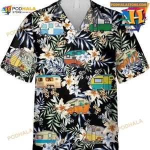 Camping Hawaiian Shirt, Camping Shirt, Camping Lover Hawaii Shirt