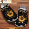 Camping Sunflower Dog 3D Crocs, Funny Crocs