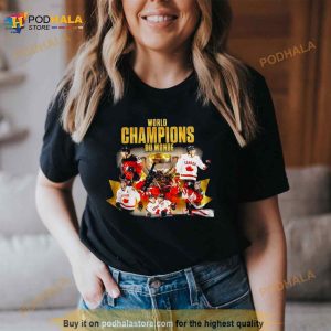 Canada Hockey 2023 Iihf World Champions Du Monde Shirt 3