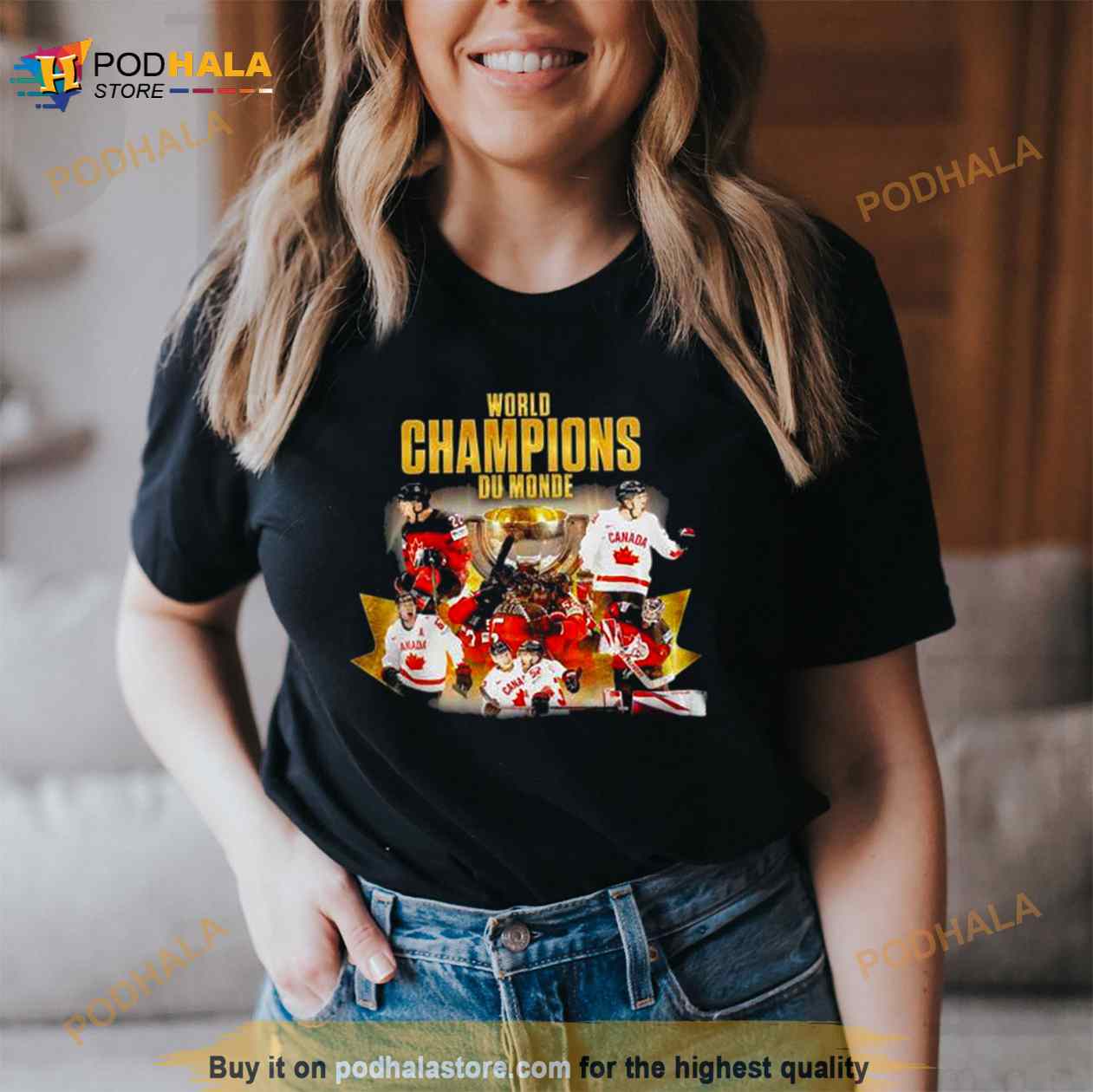 Canada Hockey 2023 IIHF World Champions Du Monde Shirt Canada Hockey 2023 IIHF World Champions Du Monde Shirt
