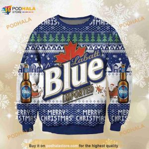 Canada Labatt Blue Imported Ugly Christmas Sweater