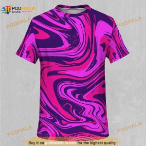 Candy Drip Psychedelic Pink Edm Rave Festival All 3D Shirt