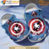 Captain America 3D Crocs Clog Shoes, Funny Crocs