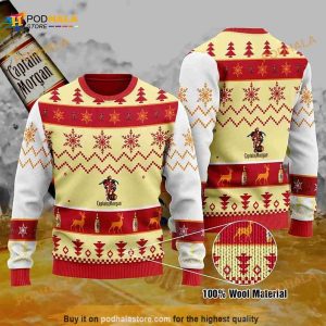 Captain Morgan Christmas Unisex Woolen Ugly Sweater