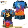Carlos Santana 1995 Vintage 3D Shirt All Over Print Tee