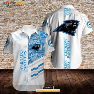 Carolina Panthers Trending Model 5 Hawaiian Shirt, Tropical Shirt For Women