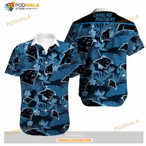 Carolina Panthers Trending Model 9 Hawaiian Shirt, Tropical Shirt For Women