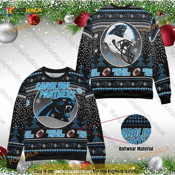 Carolina Panthers Unisex Ugly Sweaters, Nfl Xmas Fashion Gift