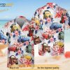Cars 2 Tropical Hawaiian Shirt, Lightning Mcqueen And Doc Hudson