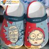 Cartoon Alcoholic Neurotic Rick And Morty 3D Crocs, Funny Crocs