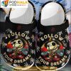 Cartoon Fllow Your Dreams Jack Skellington 3D Crocs, Funny Crocs