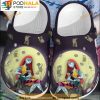 Cartoon Jack And Sally 3D Crocs, Funny Crocs